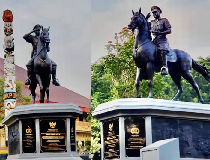 KAPOLRI RESMIKAN MONUMEN KOMJENPOL DR M.JASIN di AKADEMI KEPOLISIAN (AKPOL)-SEMARANG